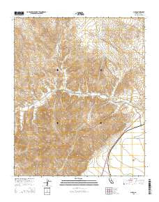 Cinco California Current topographic map, 1:24000 scale, 7.5 X 7.5 Minute, Year 2015