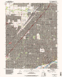 Citrus Heights California Historical topographic map, 1:24000 scale, 7.5 X 7.5 Minute, Year 1992