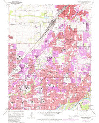Citrus Heights California Historical topographic map, 1:24000 scale, 7.5 X 7.5 Minute, Year 1967