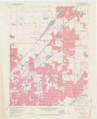 Citrus Heights California Historical topographic map, 1:24000 scale, 7.5 X 7.5 Minute, Year 1967