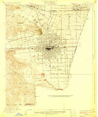 Claremont California Historical topographic map, 1:24000 scale, 7.5 X 7.5 Minute, Year 1928
