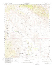 Clark Lake California Historical topographic map, 1:62500 scale, 15 X 15 Minute, Year 1960