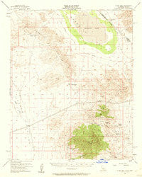 Clark Mountain California Historical topographic map, 1:62500 scale, 15 X 15 Minute, Year 1956