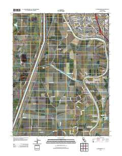 Clarksburg California Historical topographic map, 1:24000 scale, 7.5 X 7.5 Minute, Year 2012