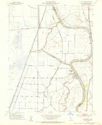 Clarksburg California Historical topographic map, 1:24000 scale, 7.5 X 7.5 Minute, Year 1952