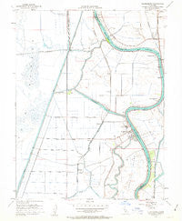 Clarksburg California Historical topographic map, 1:24000 scale, 7.5 X 7.5 Minute, Year 1952