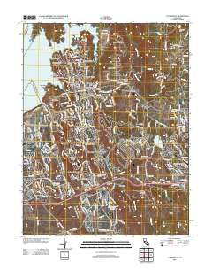 Clarksville California Historical topographic map, 1:24000 scale, 7.5 X 7.5 Minute, Year 2012