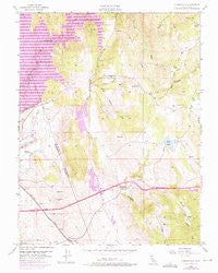 Clarksville California Historical topographic map, 1:24000 scale, 7.5 X 7.5 Minute, Year 1953