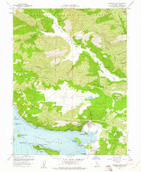 Clearlake Oaks California Historical topographic map, 1:24000 scale, 7.5 X 7.5 Minute, Year 1958