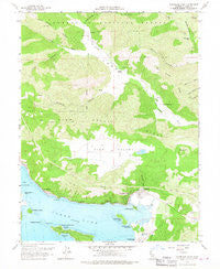 Clearlake Oaks California Historical topographic map, 1:24000 scale, 7.5 X 7.5 Minute, Year 1958