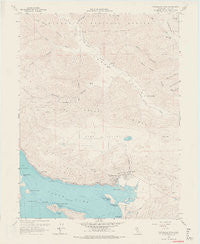 Clearlake Oaks California Historical topographic map, 1:24000 scale, 7.5 X 7.5 Minute, Year 1958