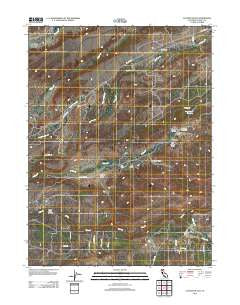 Clough Gulch California Historical topographic map, 1:24000 scale, 7.5 X 7.5 Minute, Year 2012