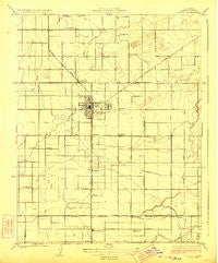 Clovis California Historical topographic map, 1:31680 scale, 7.5 X 7.5 Minute, Year 1923