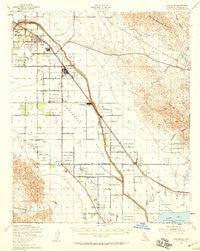 Coachella California Historical topographic map, 1:62500 scale, 15 X 15 Minute, Year 1941
