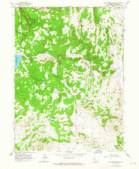 Cold Spring Mtn California Historical topographic map, 1:24000 scale, 7.5 X 7.5 Minute, Year 1962