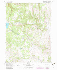 Cold Spring Mtn California Historical topographic map, 1:24000 scale, 7.5 X 7.5 Minute, Year 1962
