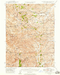 Colyear Springs California Historical topographic map, 1:62500 scale, 15 X 15 Minute, Year 1949