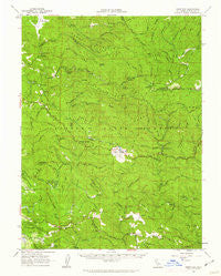 Comptche California Historical topographic map, 1:62500 scale, 15 X 15 Minute, Year 1960