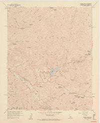 Condor Peak California Historical topographic map, 1:24000 scale, 7.5 X 7.5 Minute, Year 1959