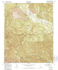 Cone Peak California Historical topographic map, 1:24000 scale, 7.5 X 7.5 Minute, Year 1949
