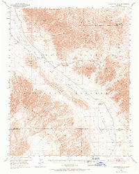 Confidence Hills California Historical topographic map, 1:62500 scale, 15 X 15 Minute, Year 1950