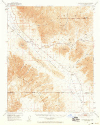 Confidence Hills California Historical topographic map, 1:62500 scale, 15 X 15 Minute, Year 1950