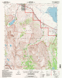 Convict Lake California Historical topographic map, 1:24000 scale, 7.5 X 7.5 Minute, Year 1994