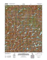 Cooper Peak California Historical topographic map, 1:24000 scale, 7.5 X 7.5 Minute, Year 2012