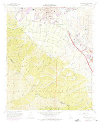 Corona South California Historical topographic map, 1:24000 scale, 7.5 X 7.5 Minute, Year 1967