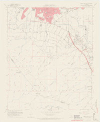 Corona South California Historical topographic map, 1:24000 scale, 7.5 X 7.5 Minute, Year 1967