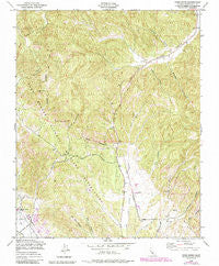 Cosio Knob California Historical topographic map, 1:24000 scale, 7.5 X 7.5 Minute, Year 1949