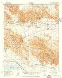 Cottonwood Spring California Historical topographic map, 1:62500 scale, 15 X 15 Minute, Year 1940