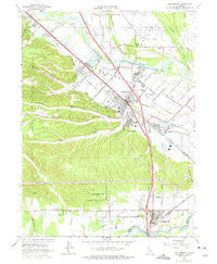 Cottonwood California Historical topographic map, 1:24000 scale, 7.5 X 7.5 Minute, Year 1965