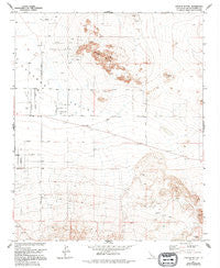 Cougar Buttes California Historical topographic map, 1:24000 scale, 7.5 X 7.5 Minute, Year 1971