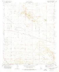 Cougar Buttes California Historical topographic map, 1:24000 scale, 7.5 X 7.5 Minute, Year 1971