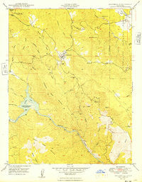 Coulterville California Historical topographic map, 1:24000 scale, 7.5 X 7.5 Minute, Year 1949