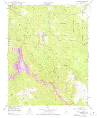 Coulterville California Historical topographic map, 1:24000 scale, 7.5 X 7.5 Minute, Year 1947