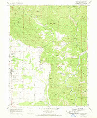 Covelo East California Historical topographic map, 1:24000 scale, 7.5 X 7.5 Minute, Year 1967