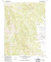 Covelo West California Historical topographic map, 1:24000 scale, 7.5 X 7.5 Minute, Year 1967