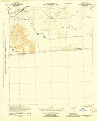 Coyote Wells California Historical topographic map, 1:62500 scale, 15 X 15 Minute, Year 1943