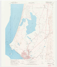 Crescent City California Historical topographic map, 1:24000 scale, 7.5 X 7.5 Minute, Year 1966
