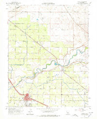 Cressey California Historical topographic map, 1:24000 scale, 7.5 X 7.5 Minute, Year 1961