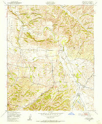 Creston California Historical topographic map, 1:24000 scale, 7.5 X 7.5 Minute, Year 1948