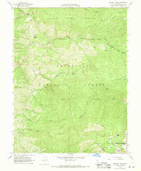 Crockett Peak California Historical topographic map, 1:24000 scale, 7.5 X 7.5 Minute, Year 1967