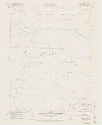 Crockett Peak California Historical topographic map, 1:24000 scale, 7.5 X 7.5 Minute, Year 1967