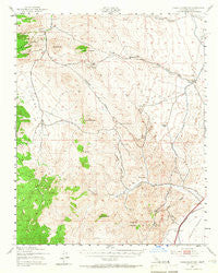 Cross Mountain California Historical topographic map, 1:62500 scale, 15 X 15 Minute, Year 1943