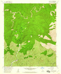Crystal Lake California Historical topographic map, 1:24000 scale, 7.5 X 7.5 Minute, Year 1958