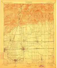 Cucamonga California Historical topographic map, 1:62500 scale, 15 X 15 Minute, Year 1903