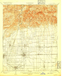 Cucamonga California Historical topographic map, 1:62500 scale, 15 X 15 Minute, Year 1903
