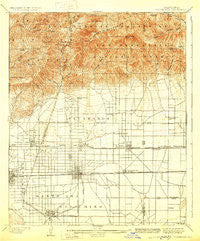 Cucamonga California Historical topographic map, 1:62500 scale, 15 X 15 Minute, Year 1903